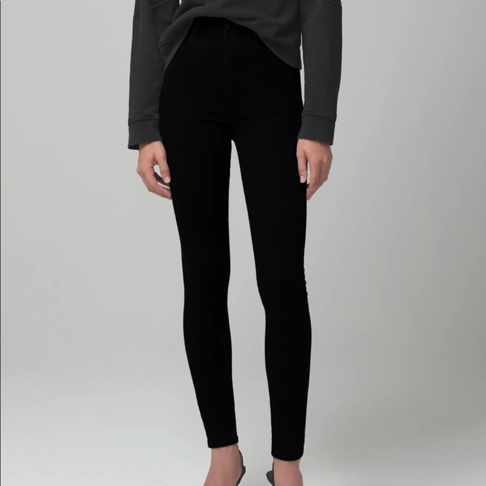Citizens of Humanity Chrissy High Rise Jeans Black